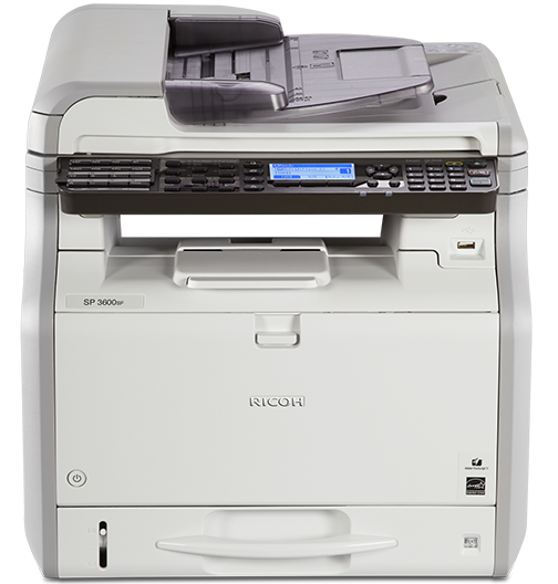 SP 3600SF Black and White Multifunction Printer