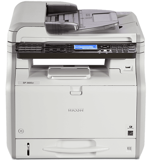 SP 3600SF Black and White Multifunction Printer