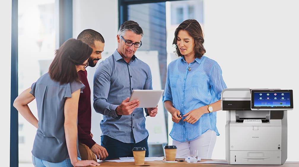 MP 402SPF Black and White Multifunction Printer