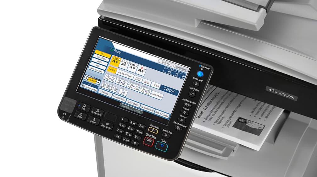 SP 5210SR Black and White Laser Multifunction Printer
