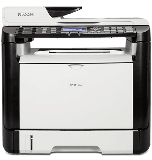 SP 311SFNw Black and White Laser Multifunction Printer