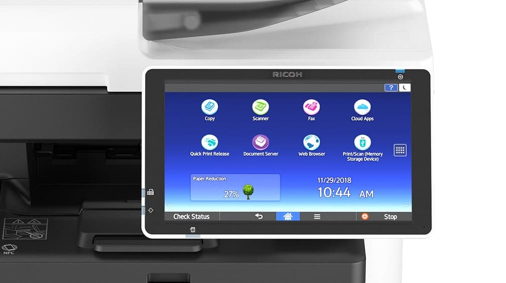 IM 350F Black and White Multifunction Printer