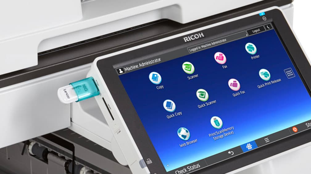MP 2555 Black and White Laser Multifunction Printer