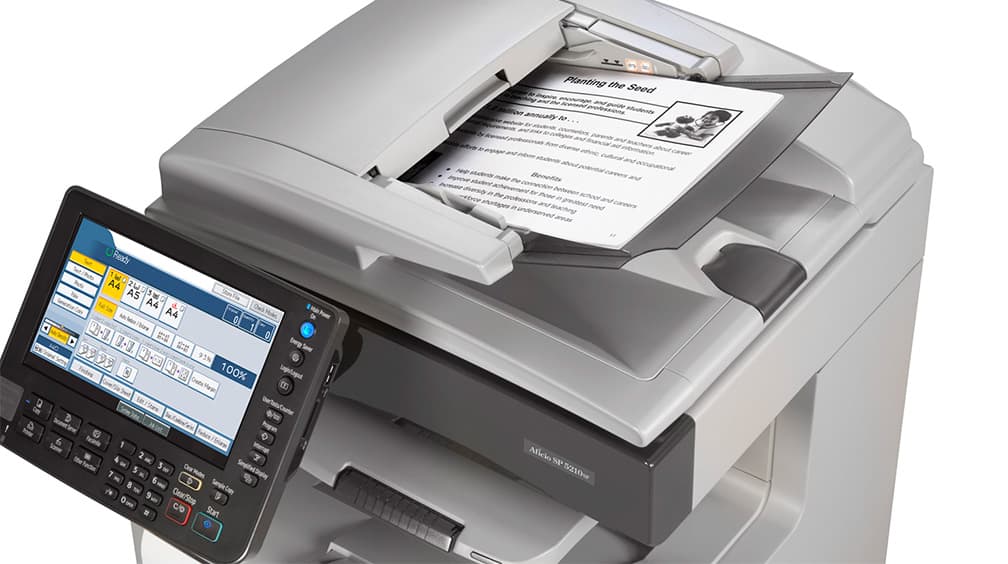 SP 5200S Black and White Laser Multifunction Printer
