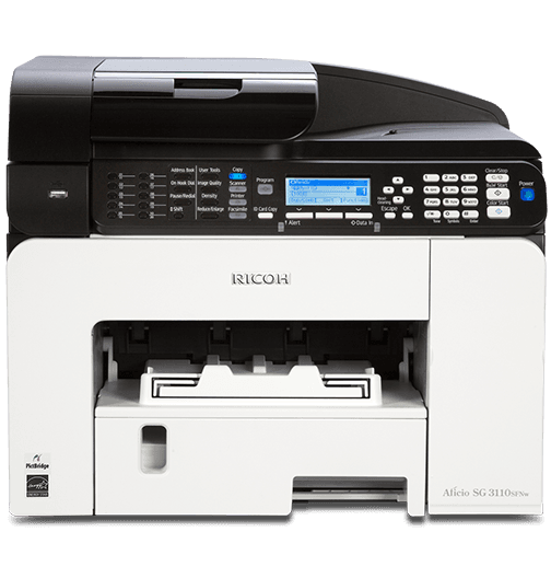 SG 3100SNw Color GELJET™ Multifunction Inkjet Printer
