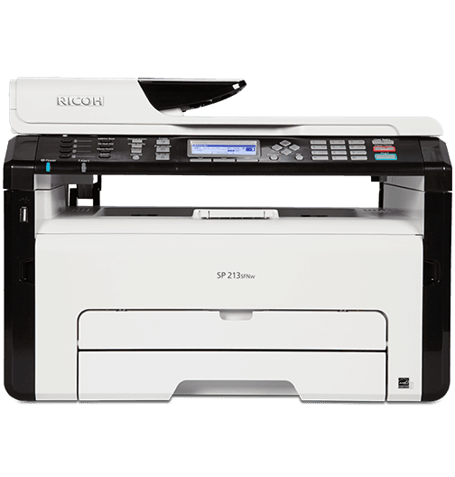 SP 213SNw Black and White Laser Multifunction Printer