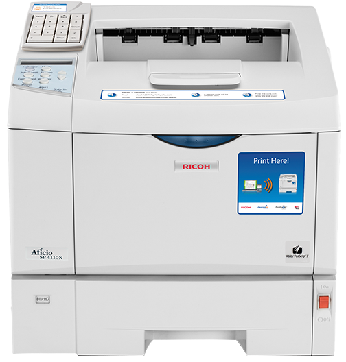 SP 4110N KP Black and White Laser Printer