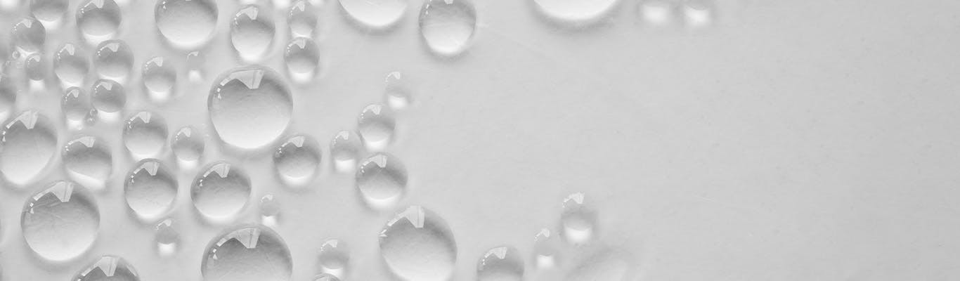 water drops on paper