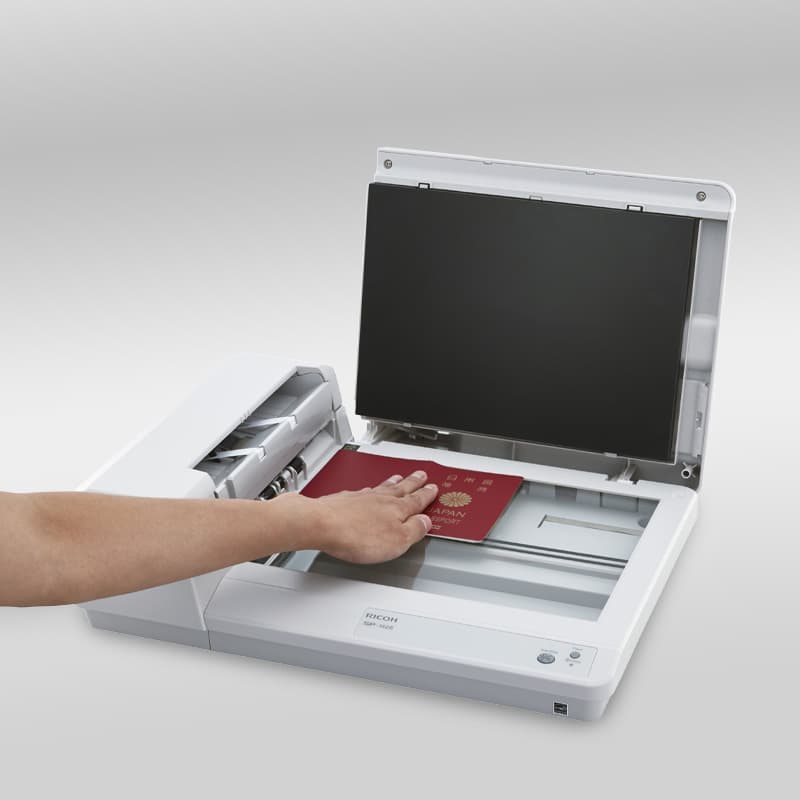 Scan a wide range of document sizes