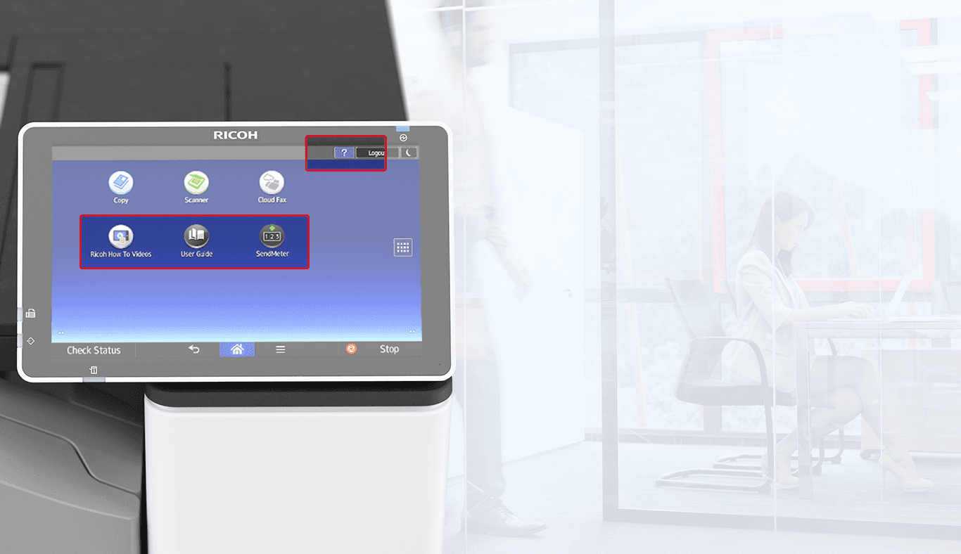 Photo of a smart operation panel.