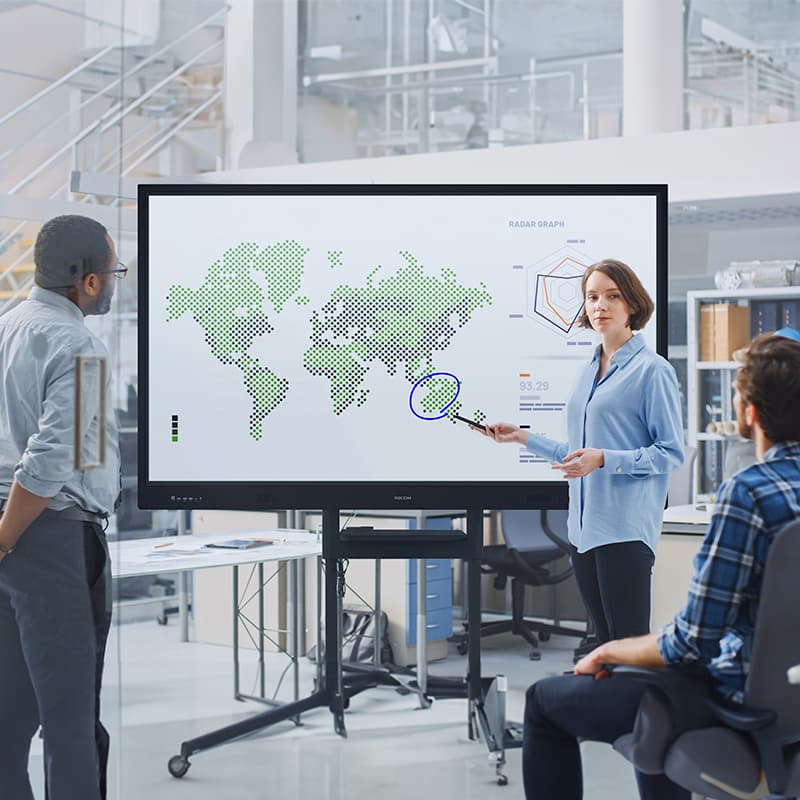 Optimize communication with dynamic display