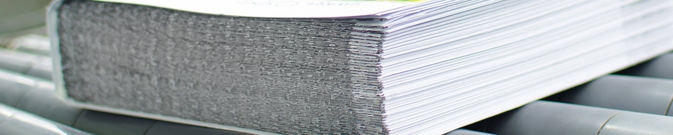 Stack of printed paper