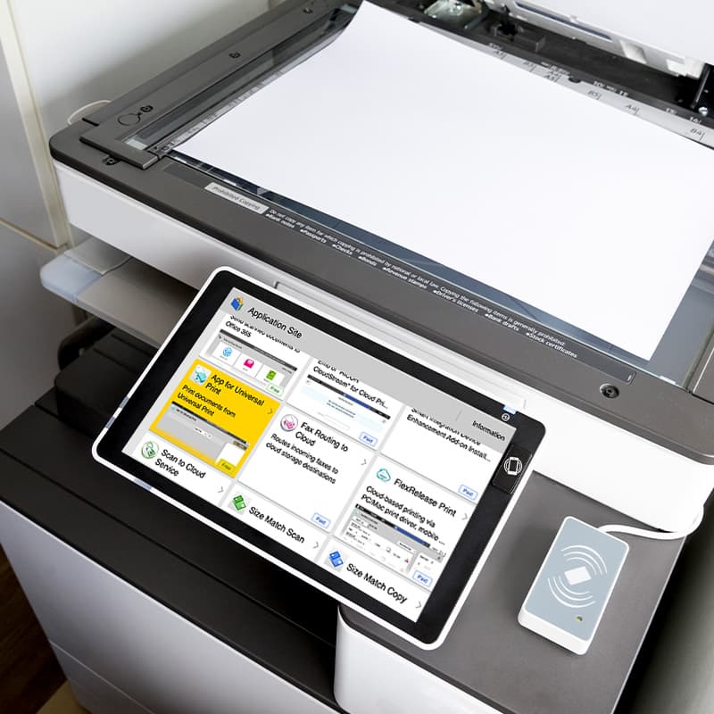 Screen shot of App for Universal Print