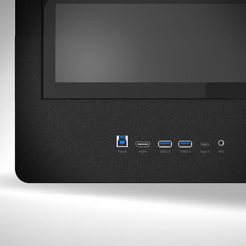 Easy connectivity with a front facing interface