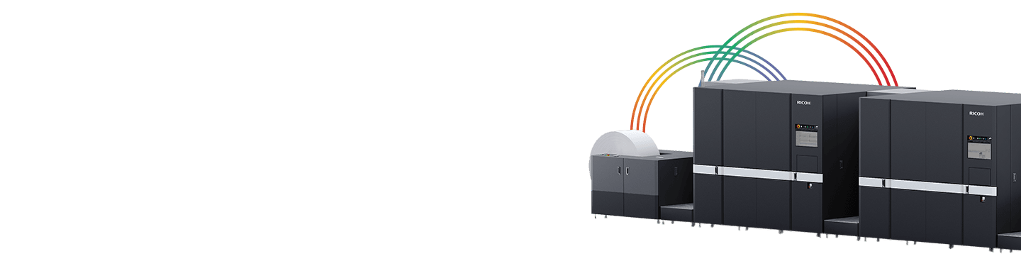 An image of inkjet printer RICOH Pro VC80000 to reduce costs, boost quality and scale with confidence, for high-volume print shops