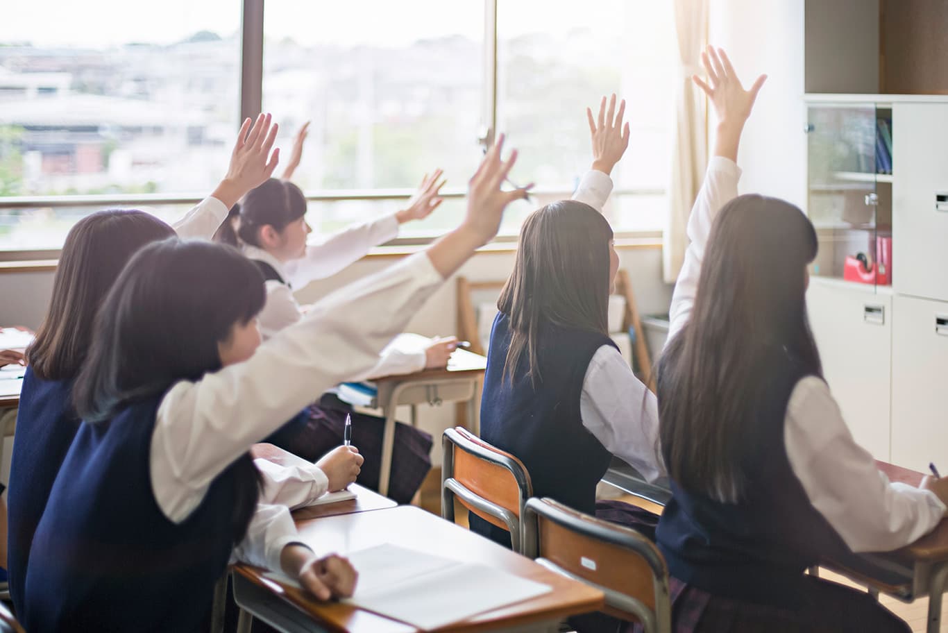 students in classroom