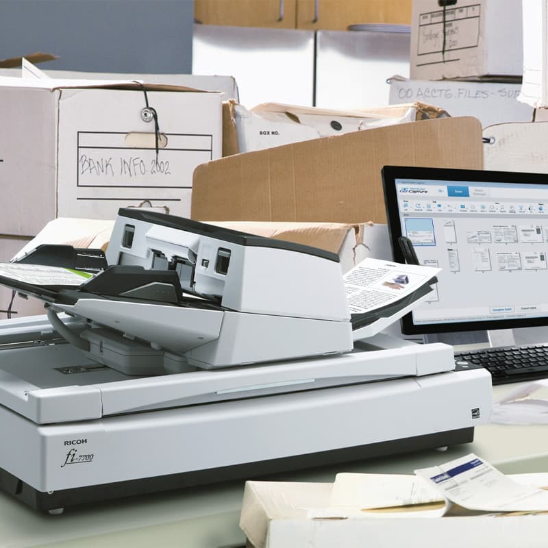 fi-7700 Flatbed Production Scanner | Ricoh USA