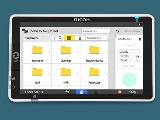 Smart Operation Panel Technology | Ricoh USA