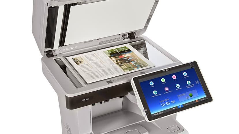 Mp501 Multifunction B&W Laser Printer with Smart Panel | MP 501SPF | Ricoh USA