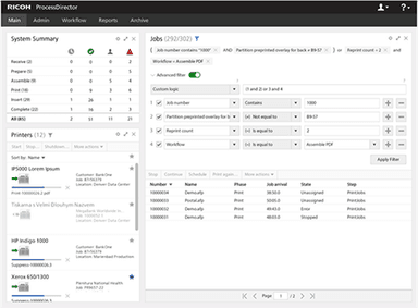 File Managerment Ricoh Ricoh ProcessDirector print workflow software | Ricoh USA